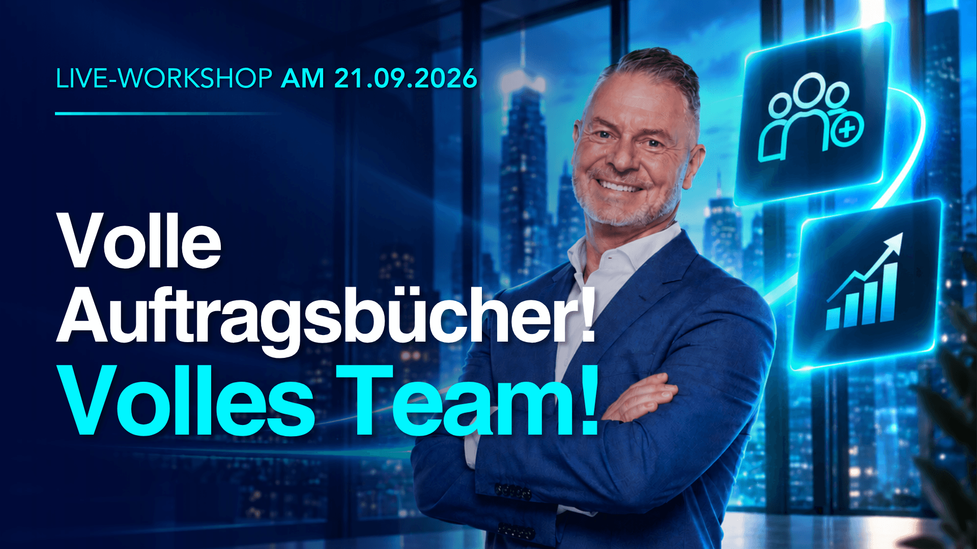 Volle Auftragsbücher. Volles Team.